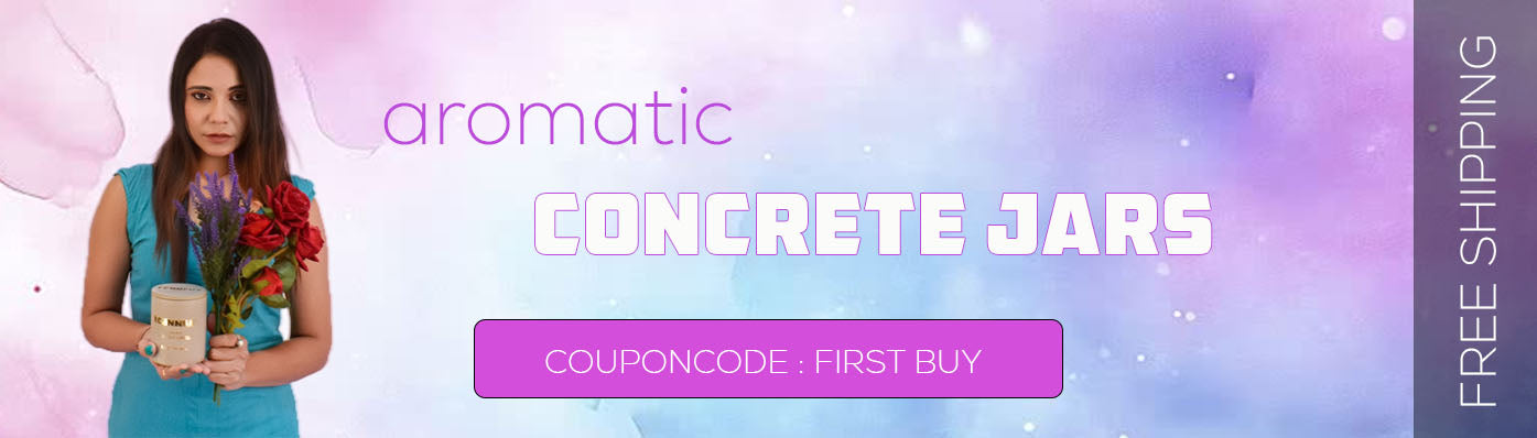 Aromatic  Cement Jar Candles