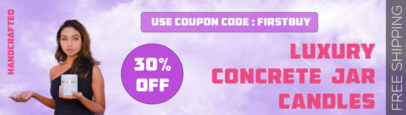 Luxury  Concrete Jar