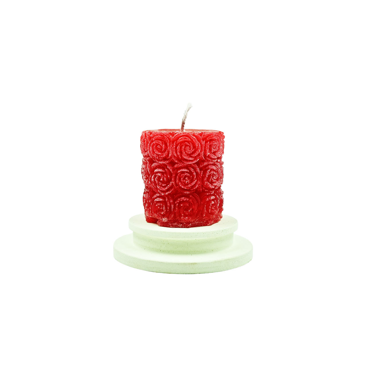 Handcrafted Rose Design Candle Home Décor, Romantic Ambience
