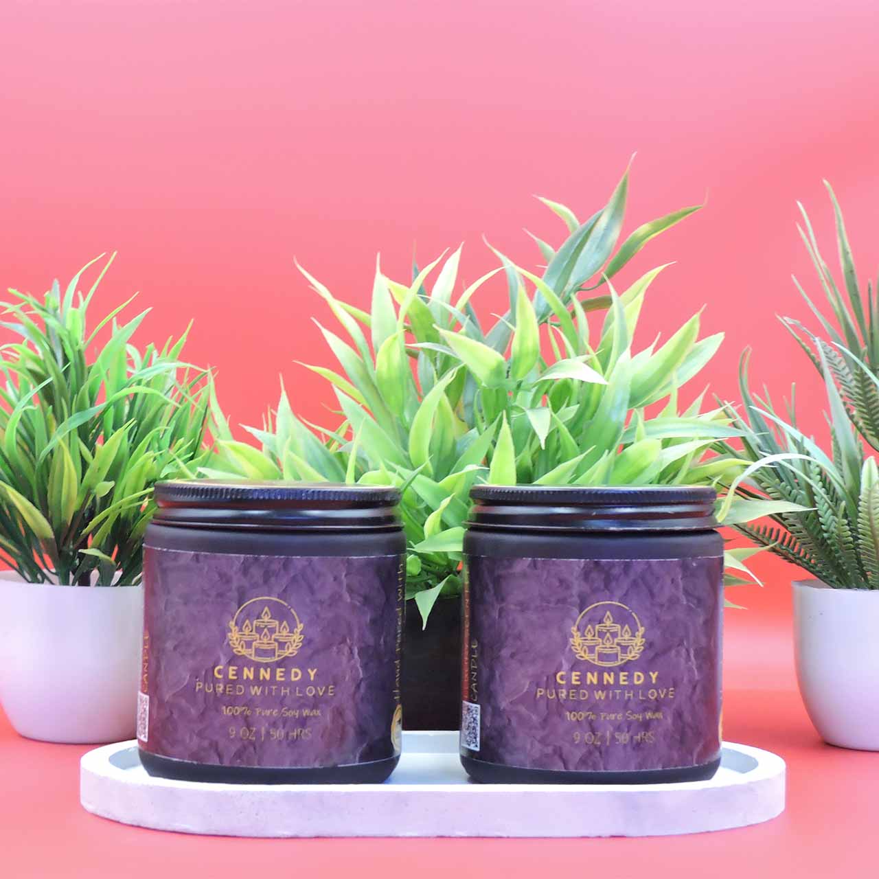 Indian Sandalwood Luxury Scented Candle for Meditation, Spa, Birthday & Luxury Gift