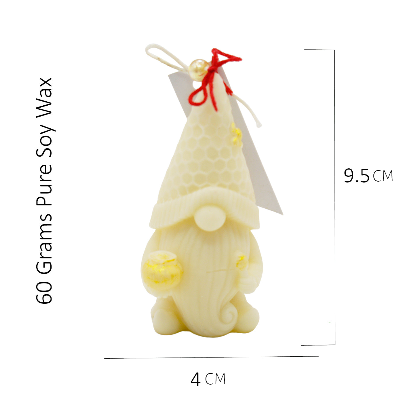 Christmas Soy Wax Candle Gift Set – Lavender Chamomile, Gnome & Bauble