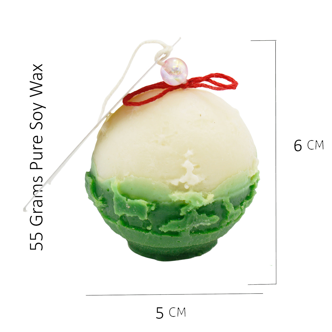 Christmas Soy Wax Candle Gift Set – Lavender Chamomile, Gnome & Bauble