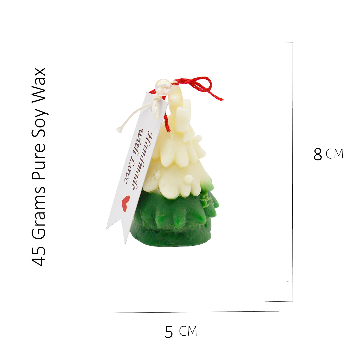 Christmas Candle Set Soy Wax Lavender Chamomile Festive Décor