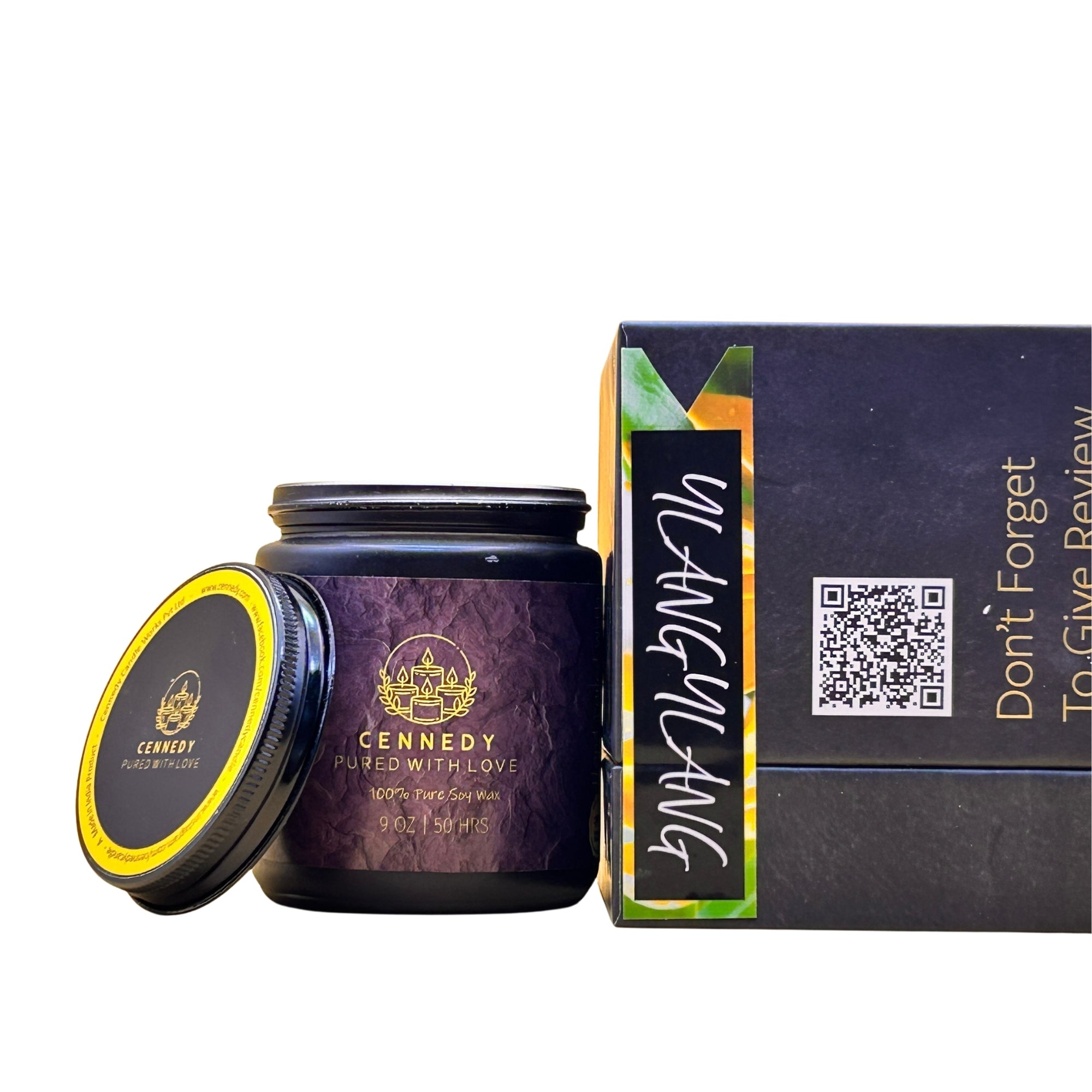Ylang Ylang Luxury Scented Candle for Meditation, Spa, Birthday & Luxury Gift