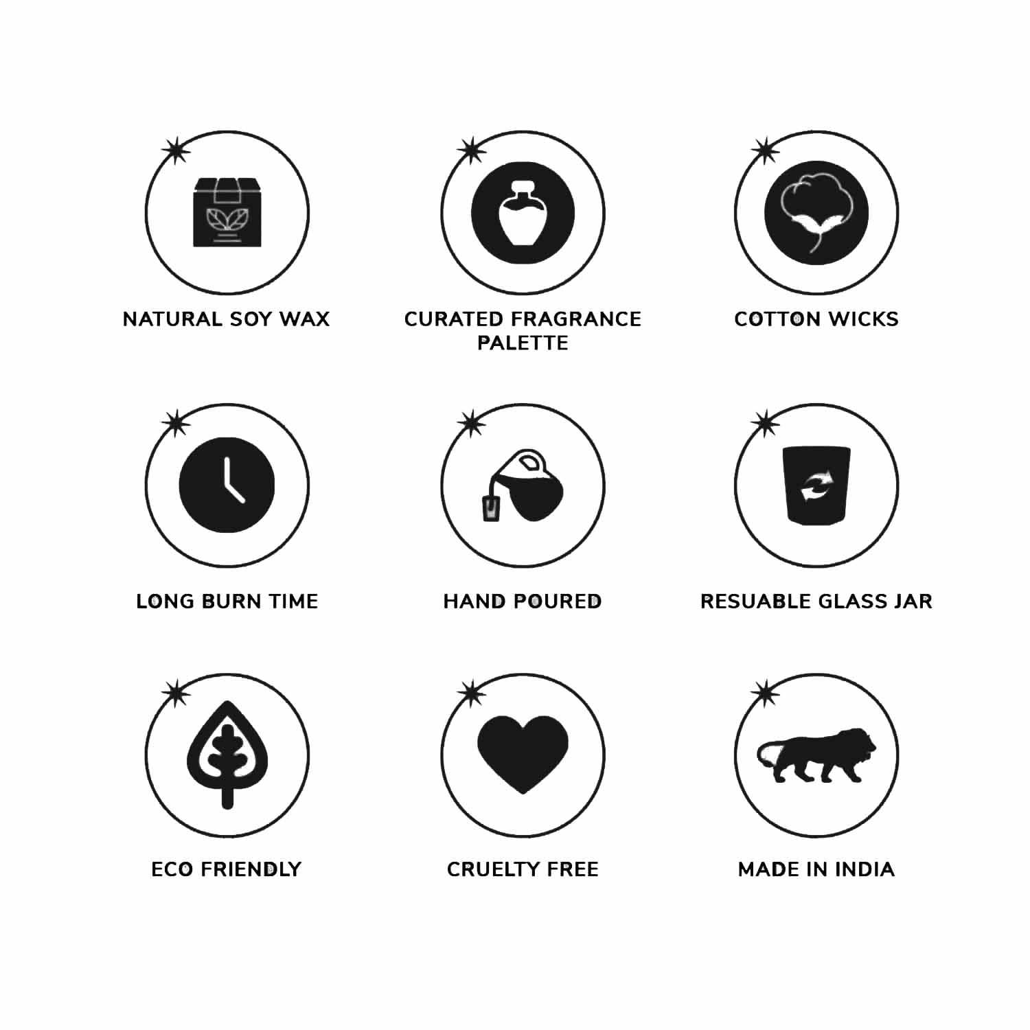 Lemongrass Luxury Scented Candle for Meditation, Spa, Birthday & Luxury Gift