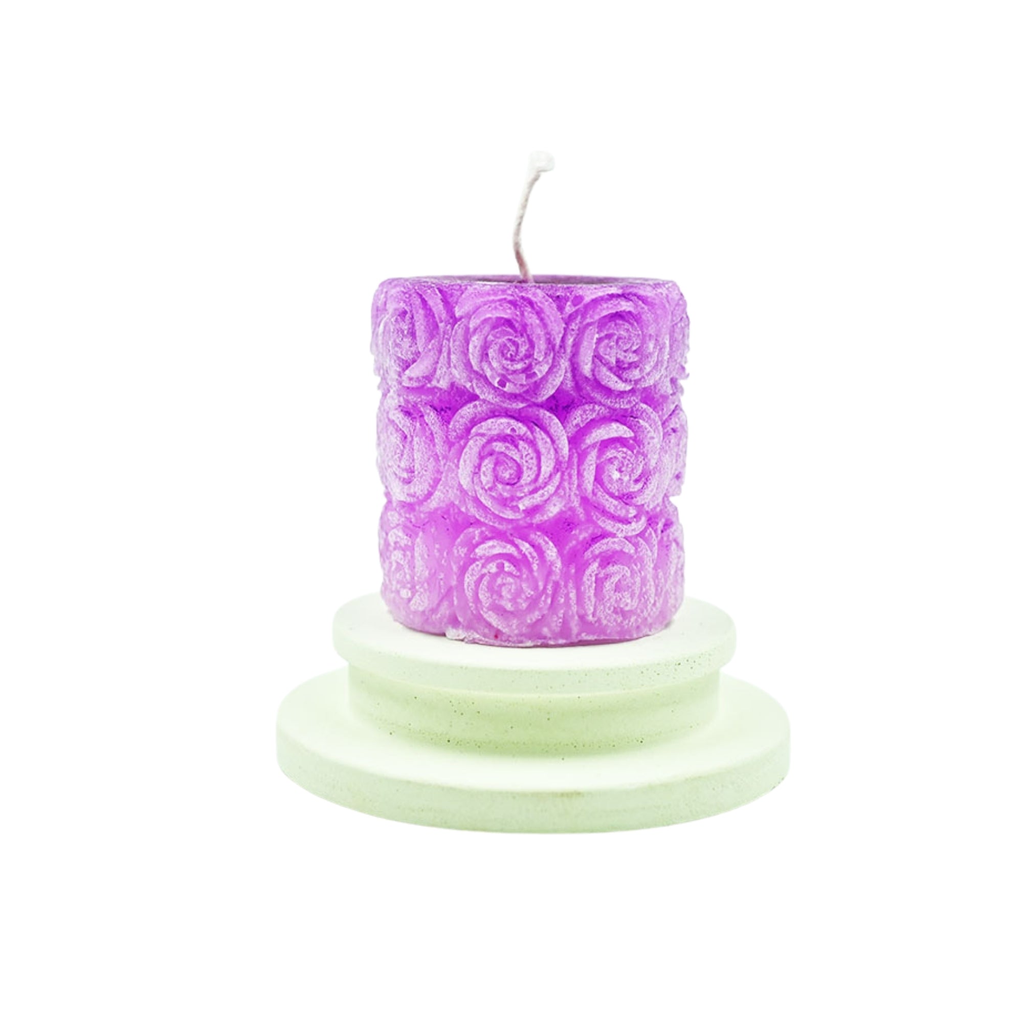 Handcrafted Rose Design Candle Home Décor, Romantic Ambience