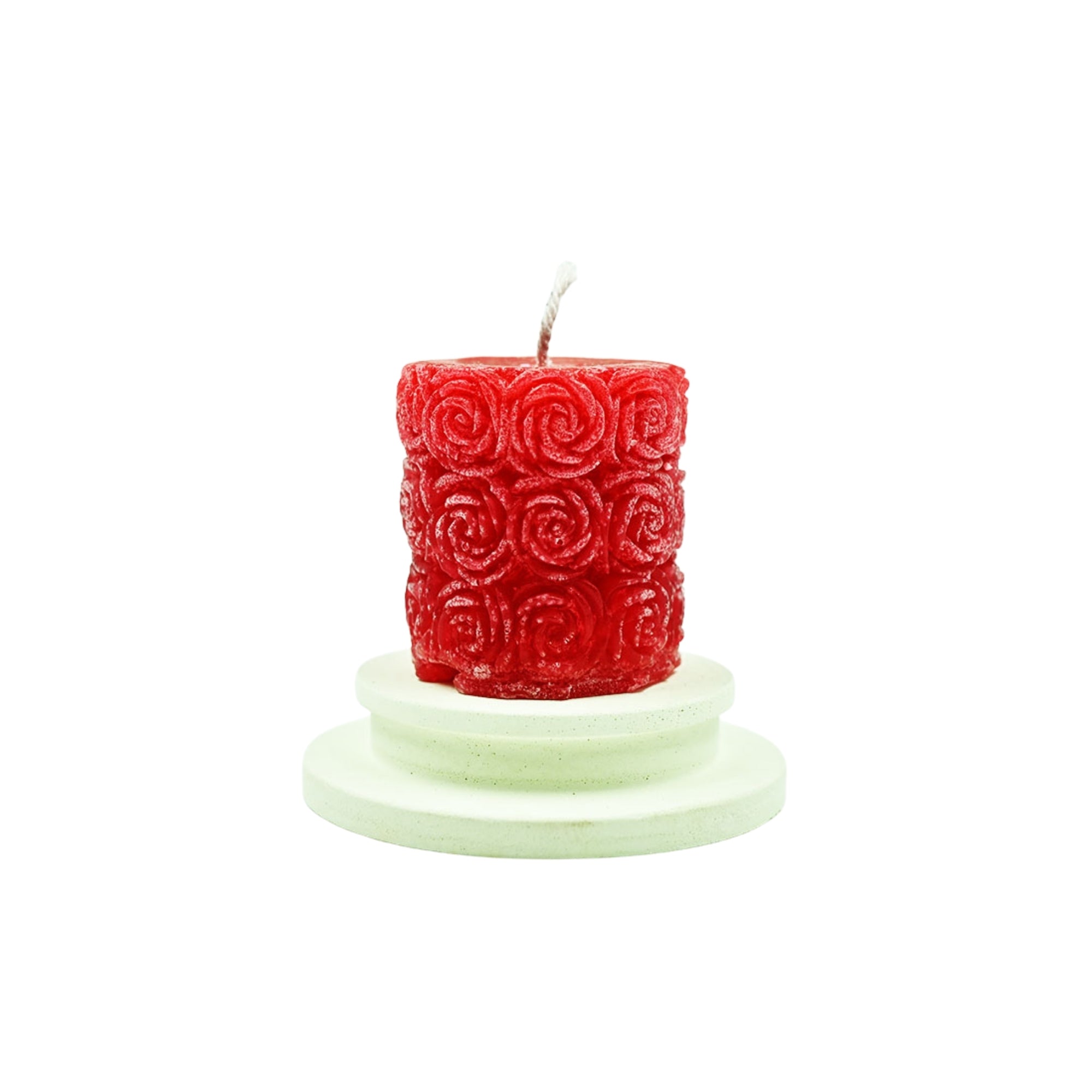 Handcrafted Rose Design Candle Home Décor, Romantic Ambience