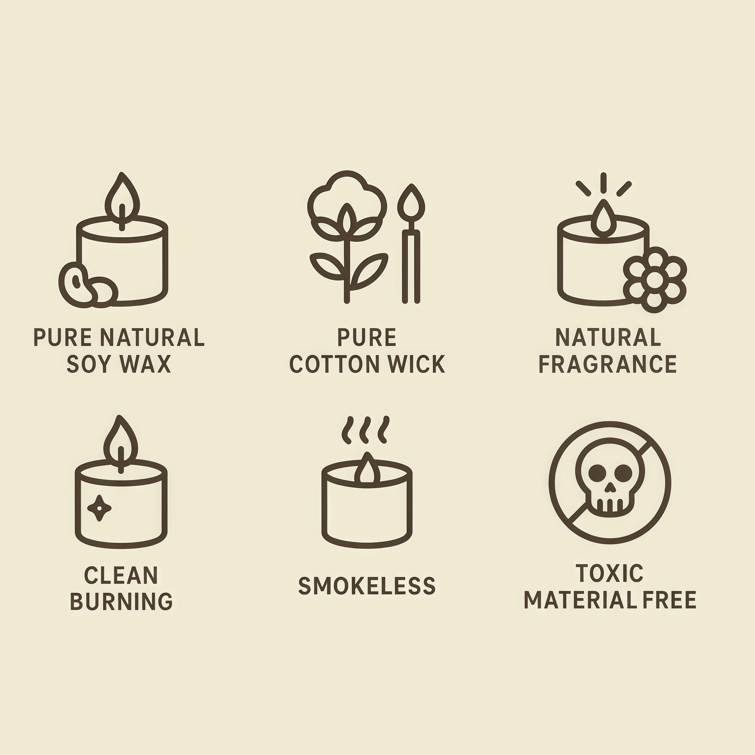 Premium Soy Scented Candle in Hexagon Container – Aromatherapy Decor