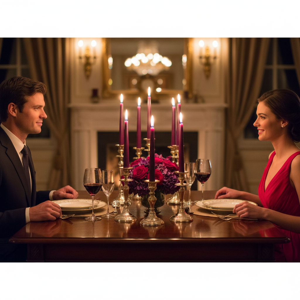 Classic Taper Dinner Candles – Perfect for Dining, Décor & Celebrations