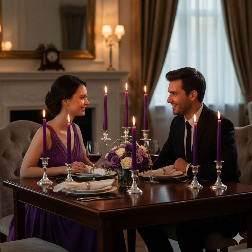 Classic Taper Dinner Candles – Perfect for Dining, Décor & Celebrations