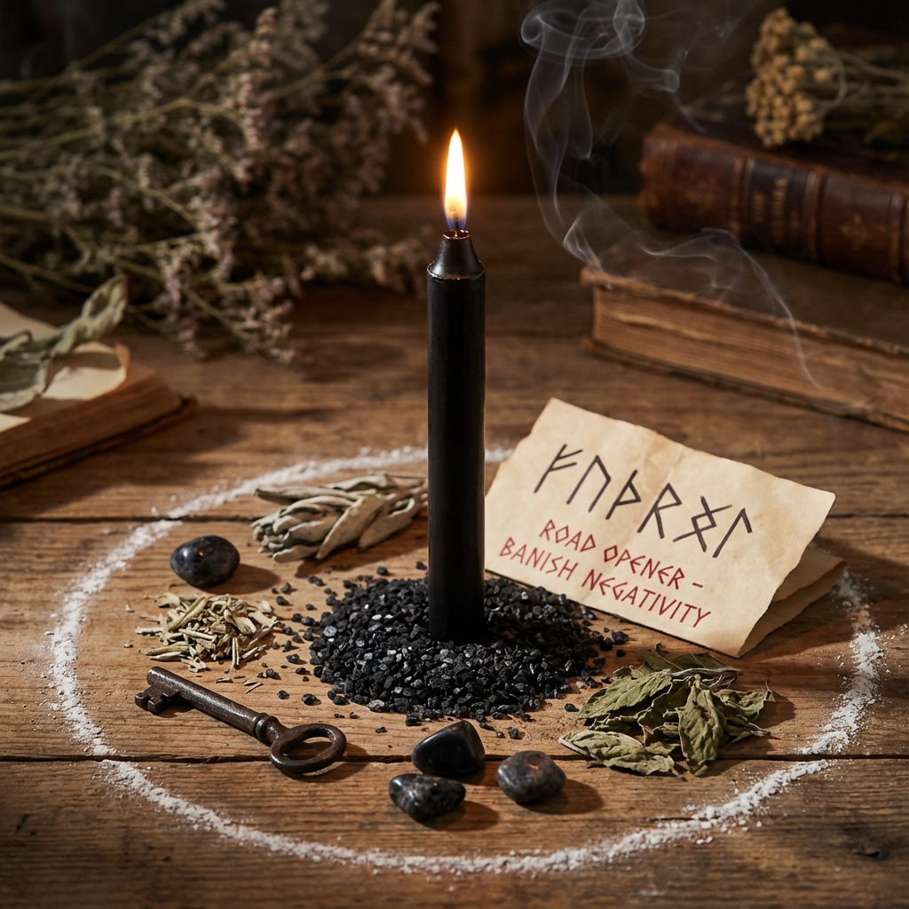 21 Pcs Hand Poured 6" Black Candles  – For Spell / Pagan, Witch Craft, Conjure, Rootwork