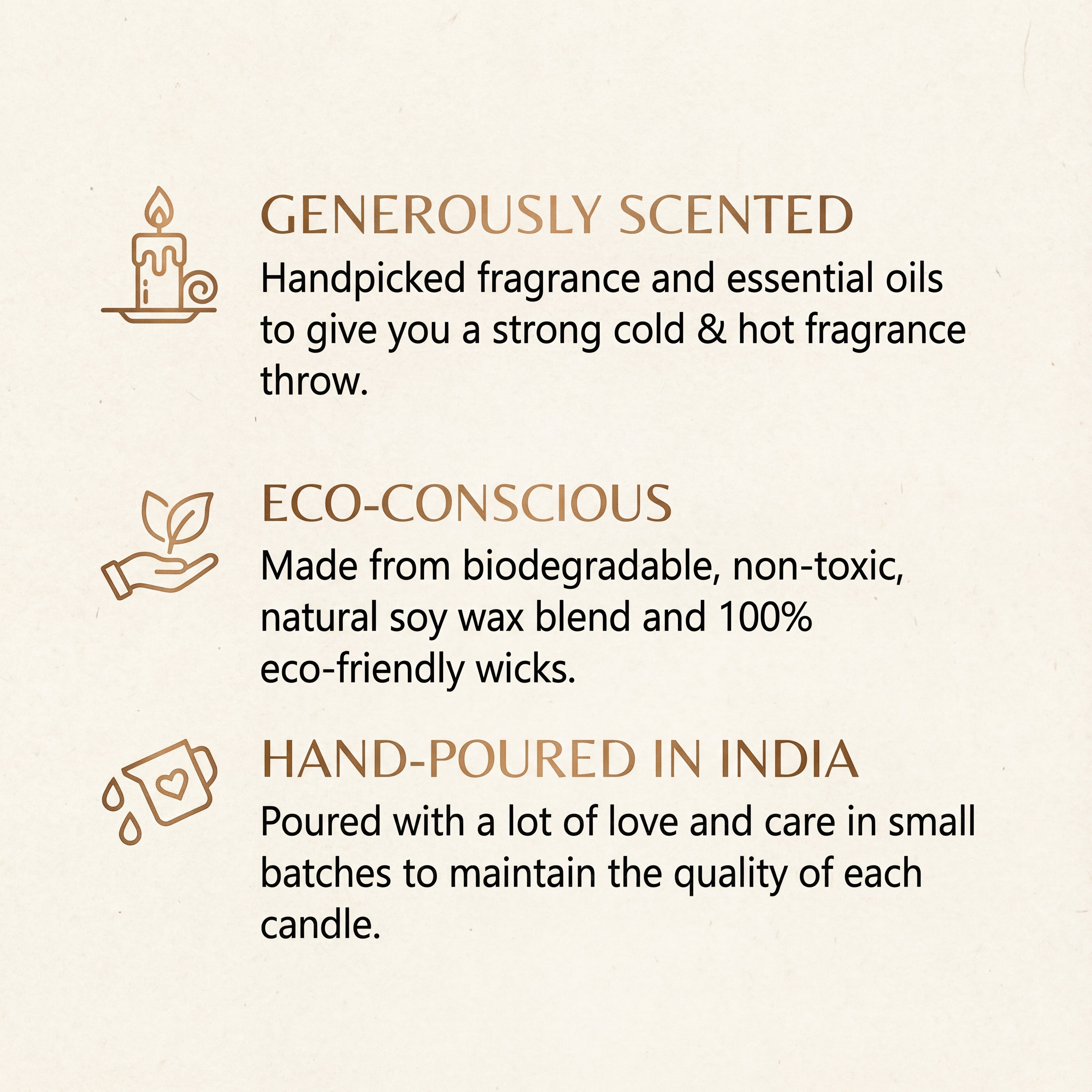 Hand-Poured Luxury Pillar Candle – Textured Ribbed Design for Home Décor