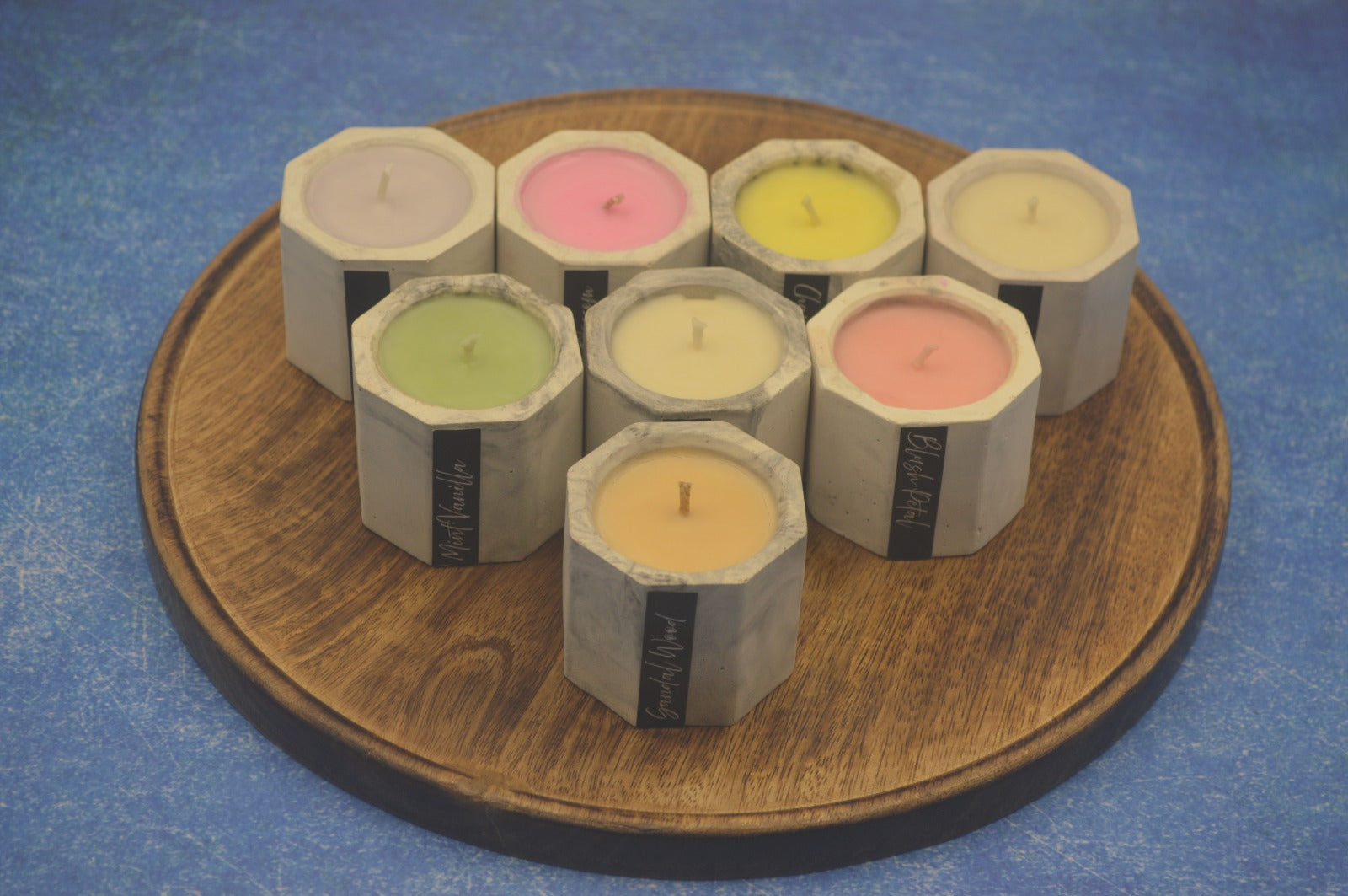 Premium Marble Jar Scented Candles – Natural Soy Wax, Aromatherapy Gift Set, Long-Lasting