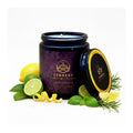 Elegant Limonelle luxury jar candle, soothing fragrance for meditation.