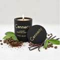 Coffee Vanilla Luxury Hand Crafted Scented Candle in Concrete Jar - 10 Oz