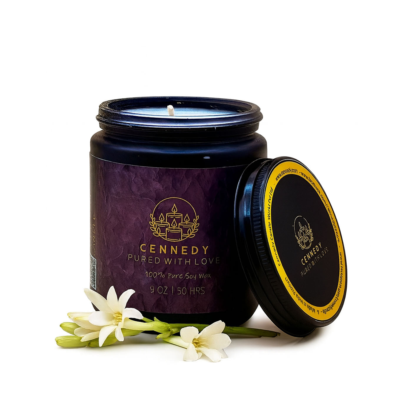 Magical Tuberose Luxury Scented Candle for Meditation, Spa, Birthday & Luxury Gift